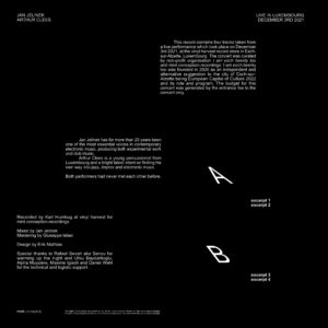 Jan Jelinek & Arthur Clees - Live in Luxembourg, December 3rd 2021 [mnt-rec01] - Image 3